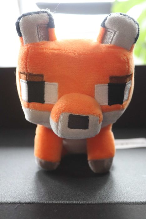Jucărie de Pluș Minecraft Vulpe (Fox) Originală - Stare Excelentă