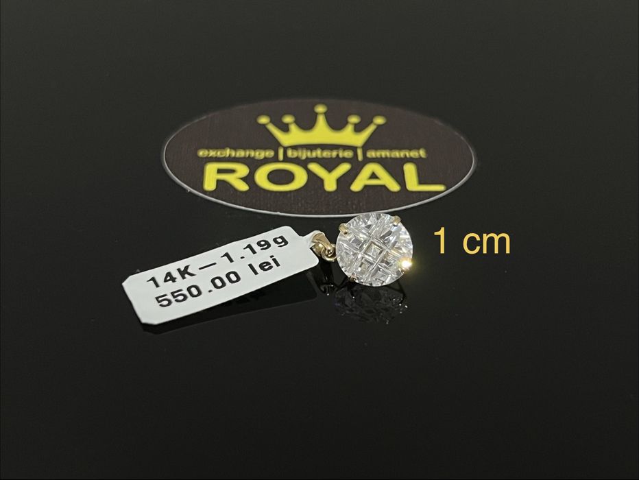 Bijuteria Royal CB : Pandantiv dama aur 14k 1,19 grame