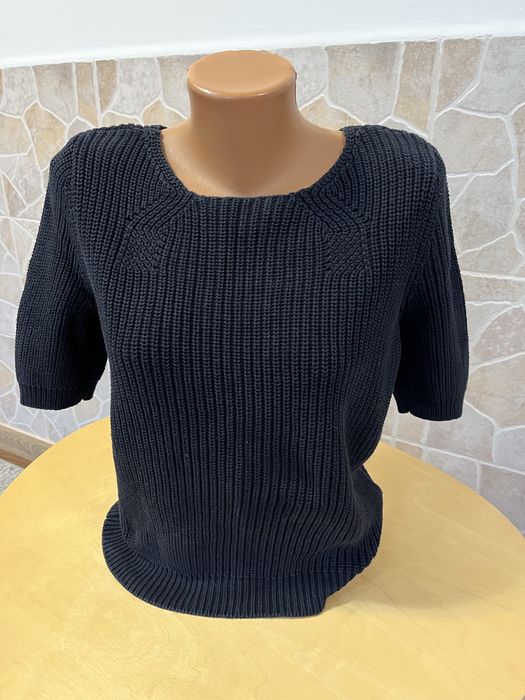 Pulover bumbac BC, negru intens