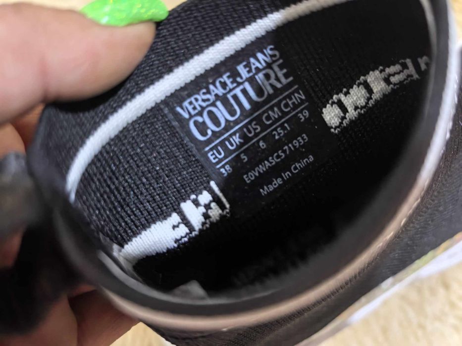 Versace Jeans Couture оригинални дамски високи сникърси 38 номер