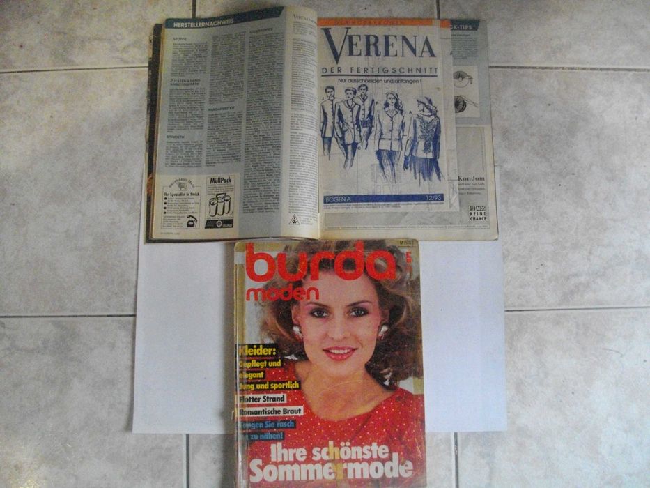 BURDA MODEN-бр.5/1983г-VERENA-бр.12/1993г-Списание За Колекции