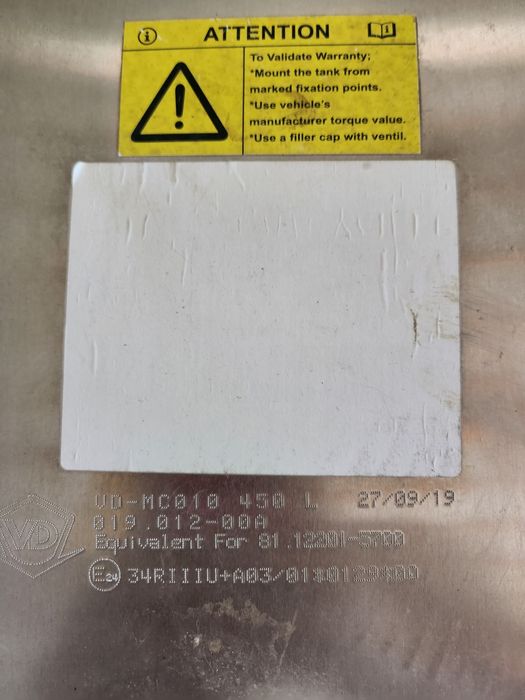 Vând rezervor MAN EURO 5  urgent