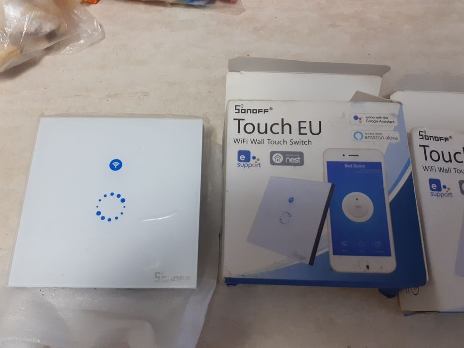 Intrerupator Touch Smart Simplu Wi-Fi Sonore Touch 2,4Ghz