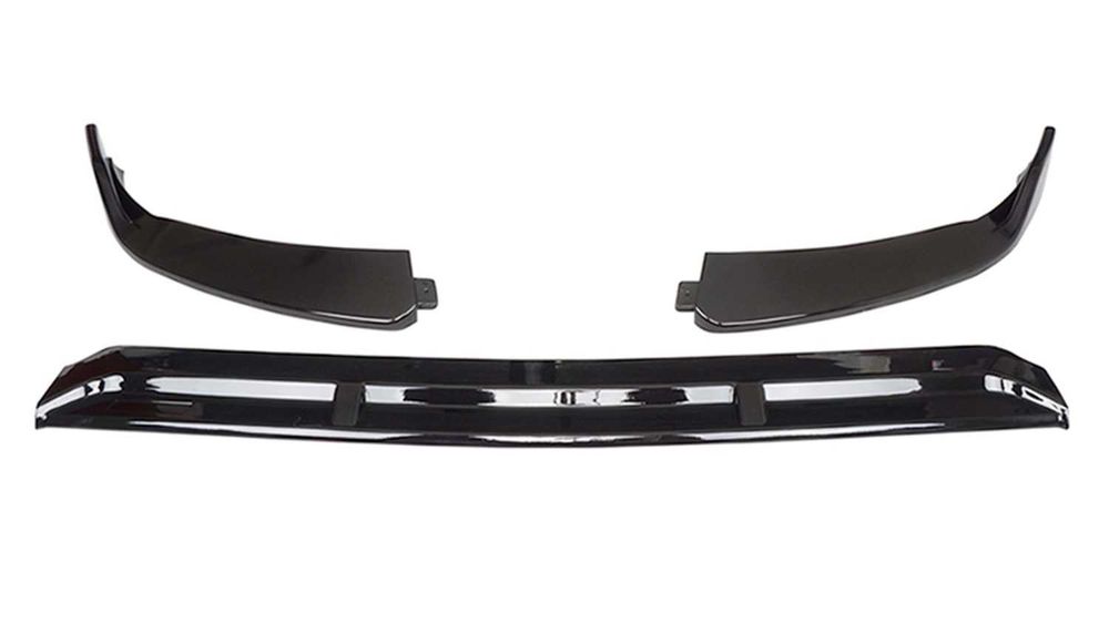 Преден лип спойлер за мерцедес в205 фейслифт амг / mercedes w205 facelift amg lip spoiler / добавка за предна броня / нож