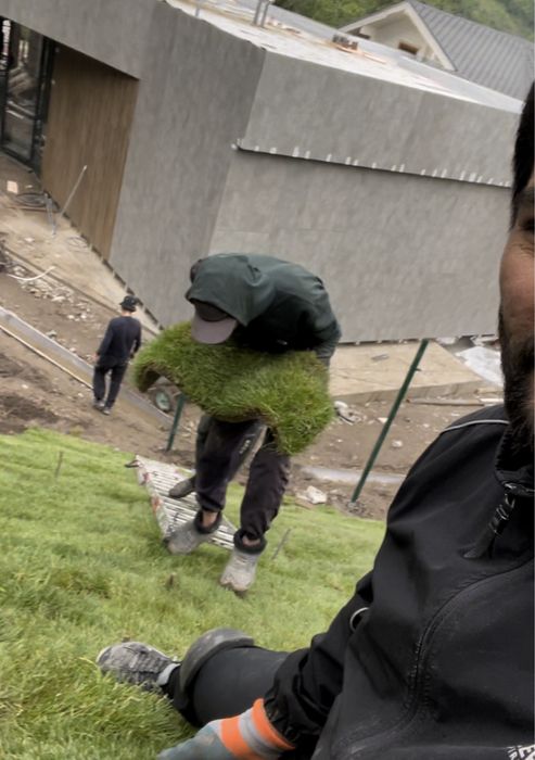 Уклдка газона