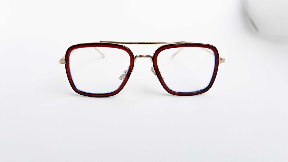 Ochelari Dita Flight - Rama maro Lentile transparente