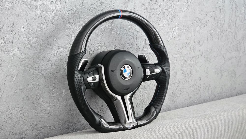 Volan Tesit Carbon Forjat  Bmw  F10 F11 F07  F01  Gama F