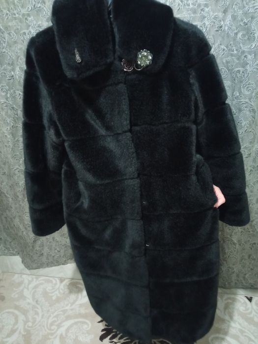 теплая шуба мутон