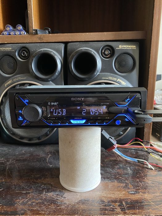 SONY DSX-A510BD - 4X55W Вата! - BLUETOOTH, USB, Радио плеър за кола авто сд cd