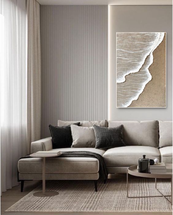 Интерьерная картина Фактурное Море 60х90 см в наличии