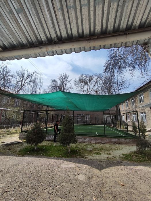 Теневая сетка защита от солнца+Установка