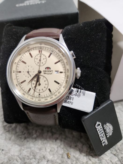 Ceas ORIENT barbatesc , nou, maro/bej