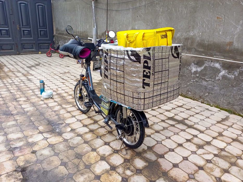 Elektro Velosiped 3 Batareyka Bilan Bonvi 48 v sotiladi