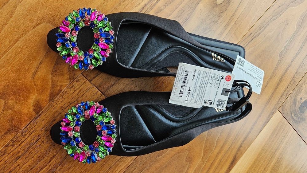 Zara новые женские туфли балетки 36р оригинал