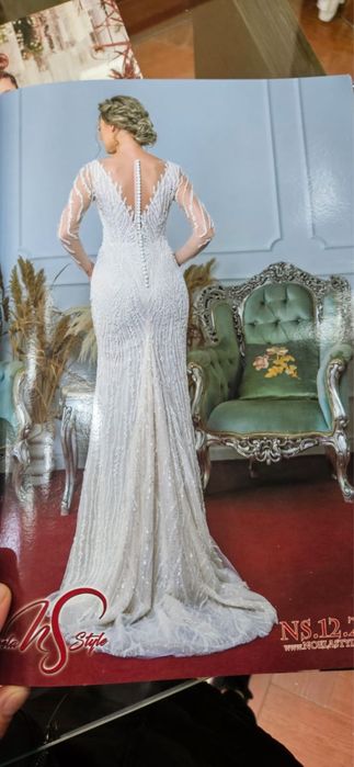 Rochie mireasă, model sirenă, impecabilă!