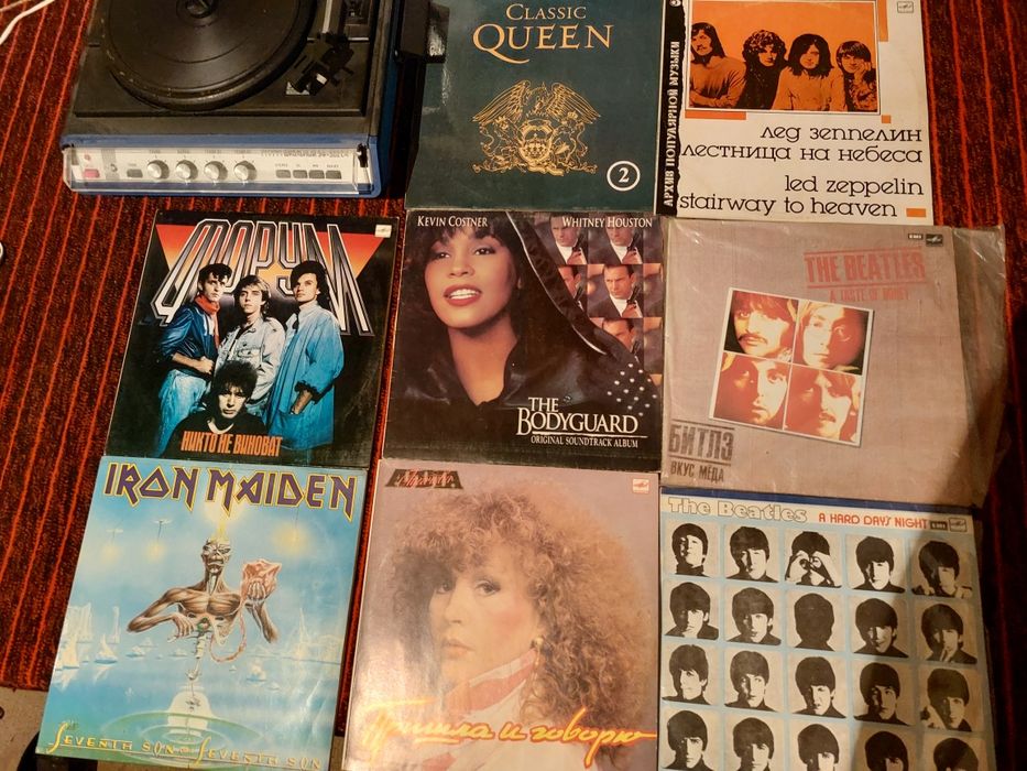 Новые диски и магнитофон 2 . 70 - 80 год