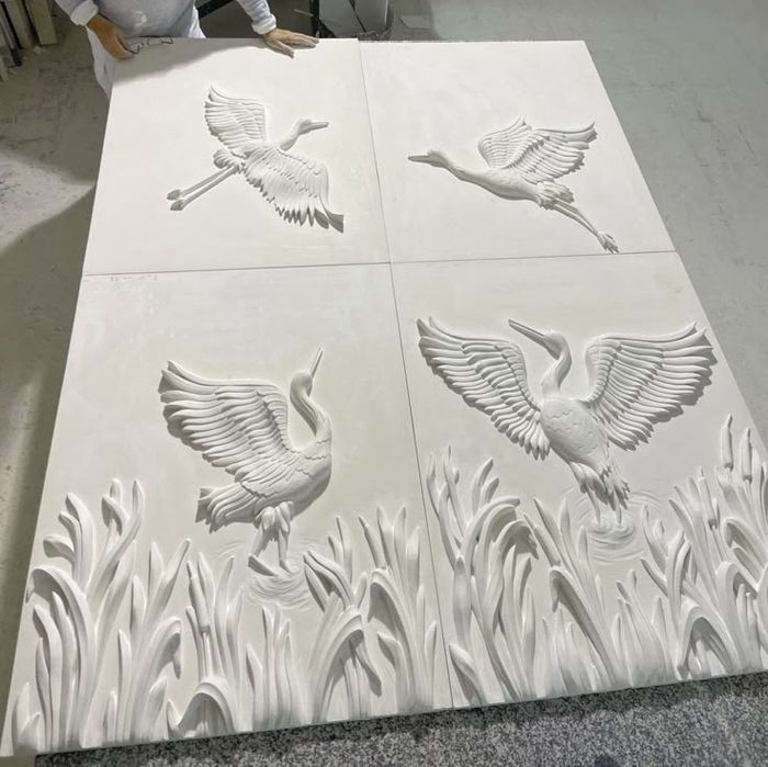 Барельеф.Скала.Объемное гипсовое панно. Скульптор.