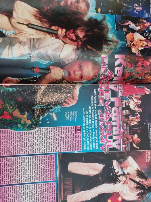 Revista Bravo Romania anii 90 cu Aaron Carter coperta nr 2 1998