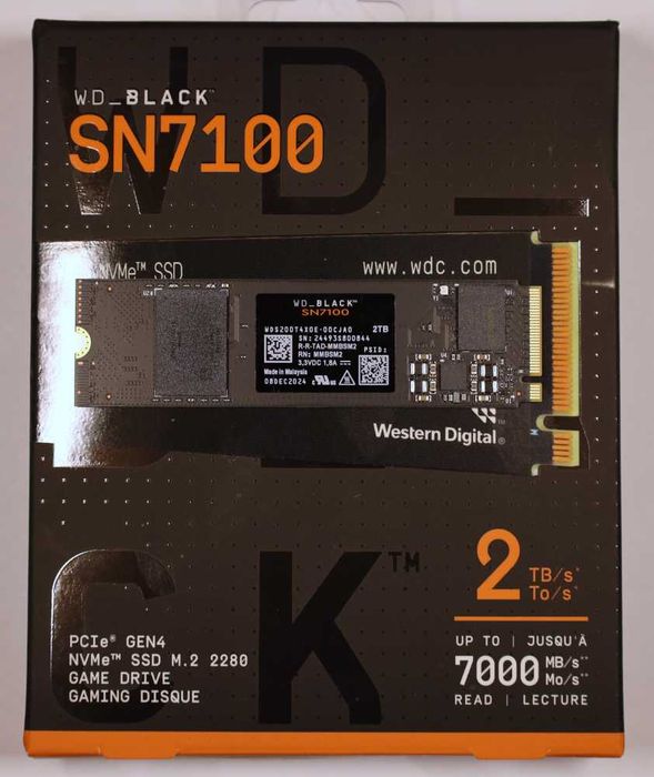 SSD Памет 2TB, Western Digital WD_BLACK SN7100