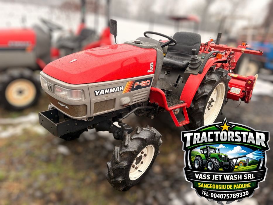 Tractor japonez YANMAR F-180 – 4x4 – cu freză