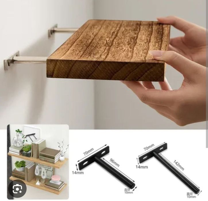 Скрытые полки и парящие полки Invisible Shelves и стилажи для хранения