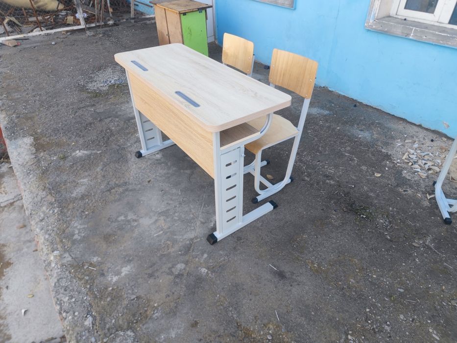 Мактаб партала стуллари. Школьные парты и стулья от производителя