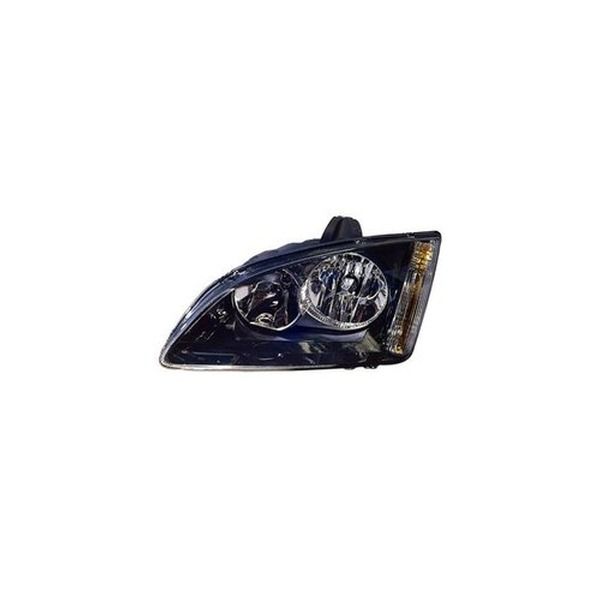 Far Ford Focus 2 (Da) 11.2004-01.2008, stanga/dreapta, tip bec H1+H7, ECE, reglare electrica, culoare negru, fara motoras reglare, 1329413, 1329413/1480996