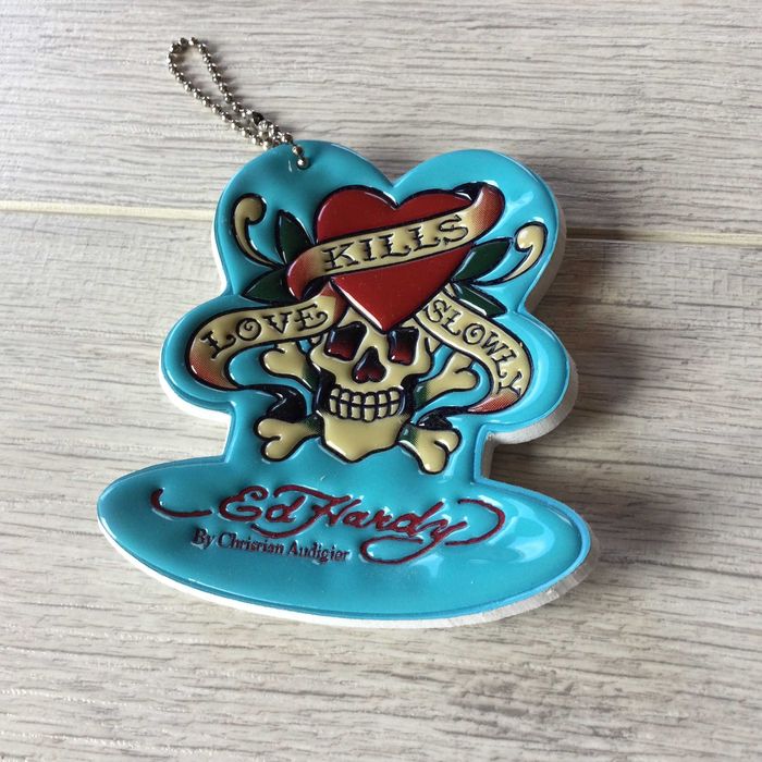 НОВ оригинален ключодържател / накит / висулка на ED HARDY от САЩ