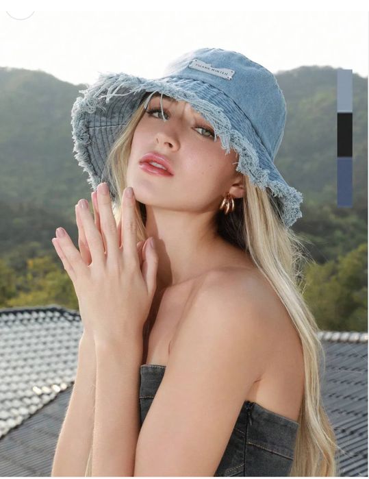 Дамска  дънкова bucket шапка Prank Winter