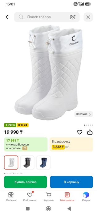 Резиновые сапоги
