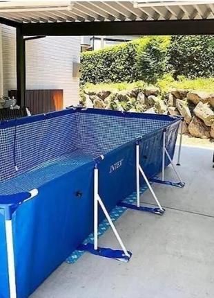 Бассейн intex со стойками| karkaslik basseyn intex