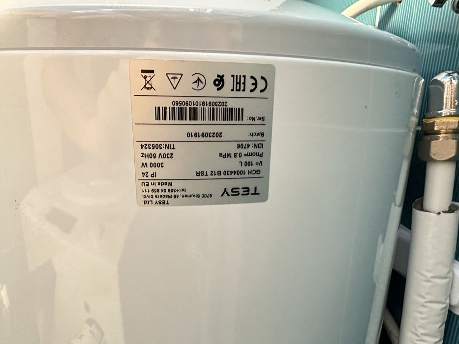 Бойлер Tesy GCH (L) 100 44 30 B12 TSR