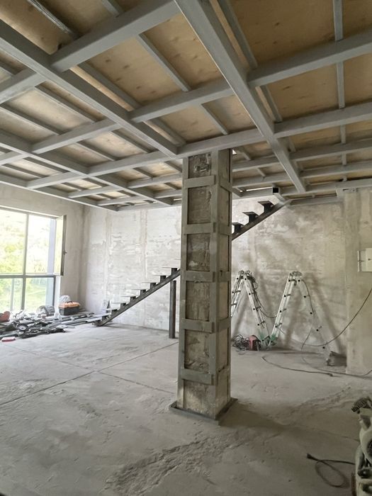 Изготовление антрилосльног этажа и лестниц