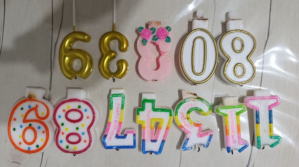 Отдам б/у свечки
