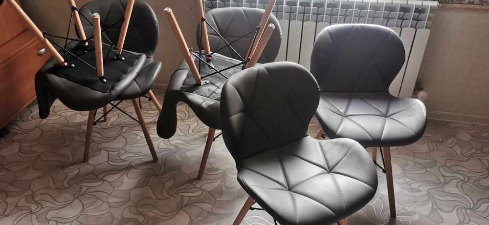 Детские кож стулья