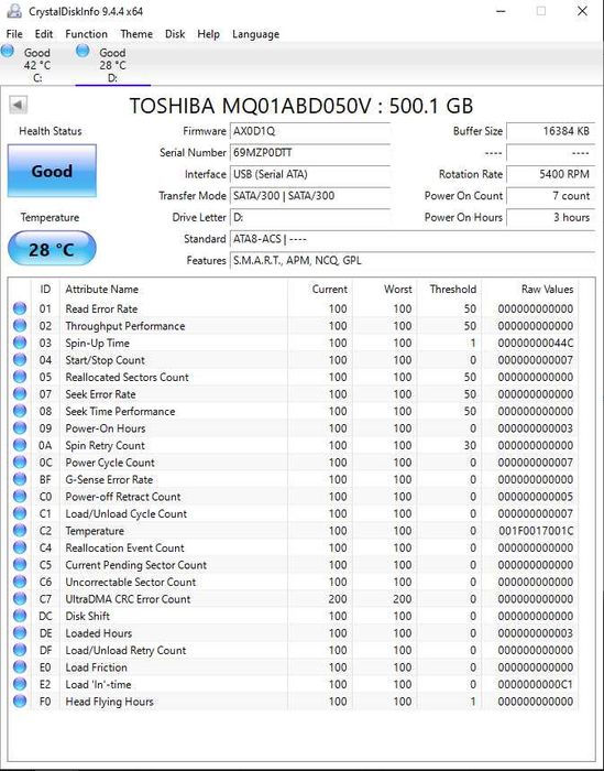Sotuvda – 500GB Noyob Dizayndagi Hard Disk!