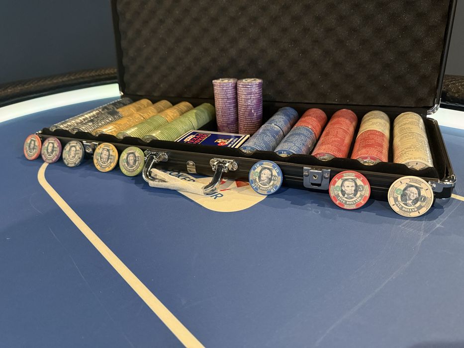 Set jetoane poker "The Dead Presidents" - 600 pcs