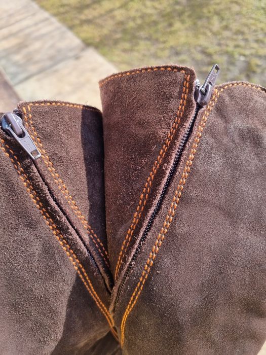 Cizme Emu piele intoarsa dublata cu lana