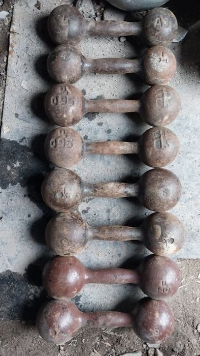 Гантели советские железные.