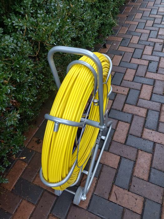 200m Tragator cabluri 8mm  sonda tras cablu  electric fibra optica