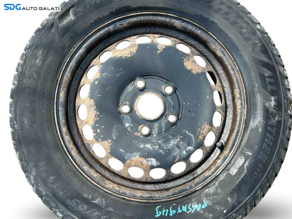 Set 4 Jante Janta Roata Roti Tabla 195 65 15 R15 Audi A3 8P 2004 - 2013 (6Jx15H2 ET45 4B0601027 2150924) [JNT0036]