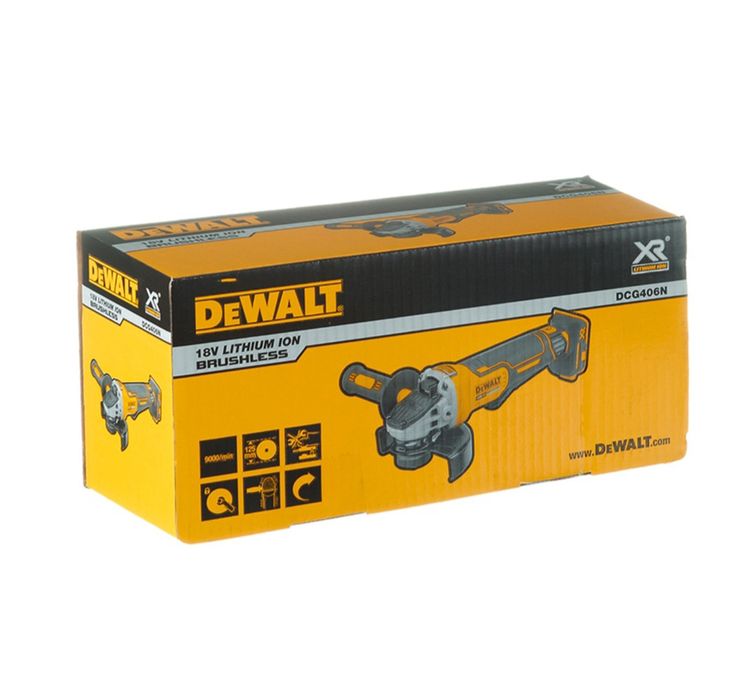 Акумулаторен Ъглошлайф Dewalt DCG406N/18V