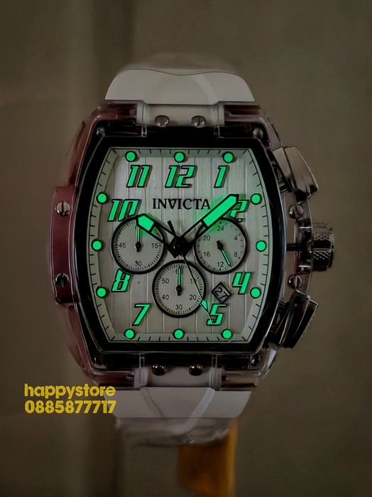 INVICTA Ghost white 47 mm, нов ръчен часовник