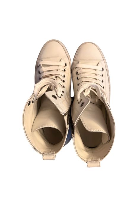 Ann Demeulemeester Adidasi Inalti din Piele  - Albi - 42
