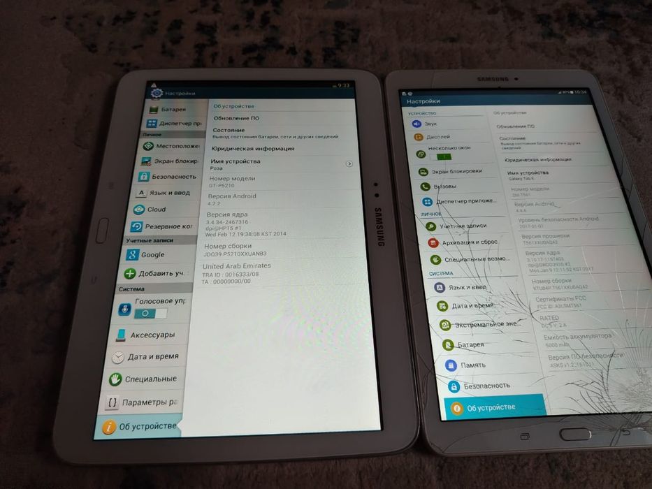 Продам 2 планшет Самсунг Тап