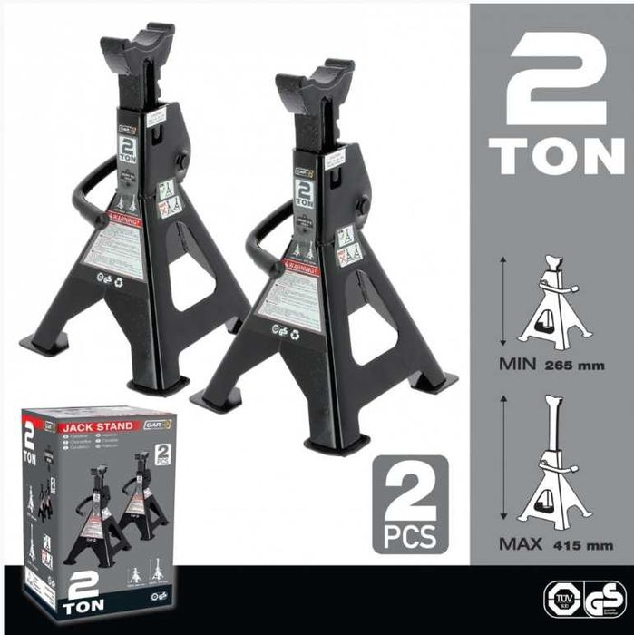Стойки за автомобил за повдигане, стабилизатори/ крик, 2 размера