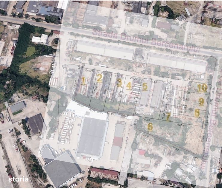 Terenuri in parc logistic Drumul Bercenarului 170 euro mp+TVA