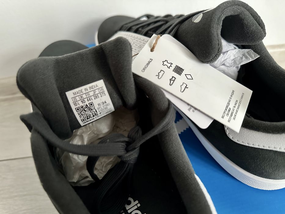 Adidas Stan Smith - gri inchis (piele intoarsa)
