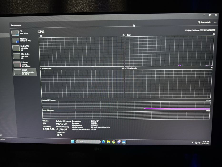 Placa Video GTX 1650 SUPER