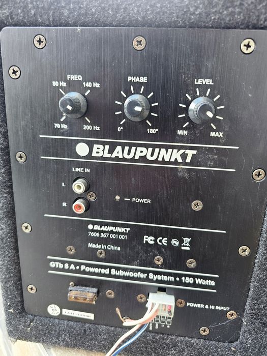Subwoofer Blaupunkt
